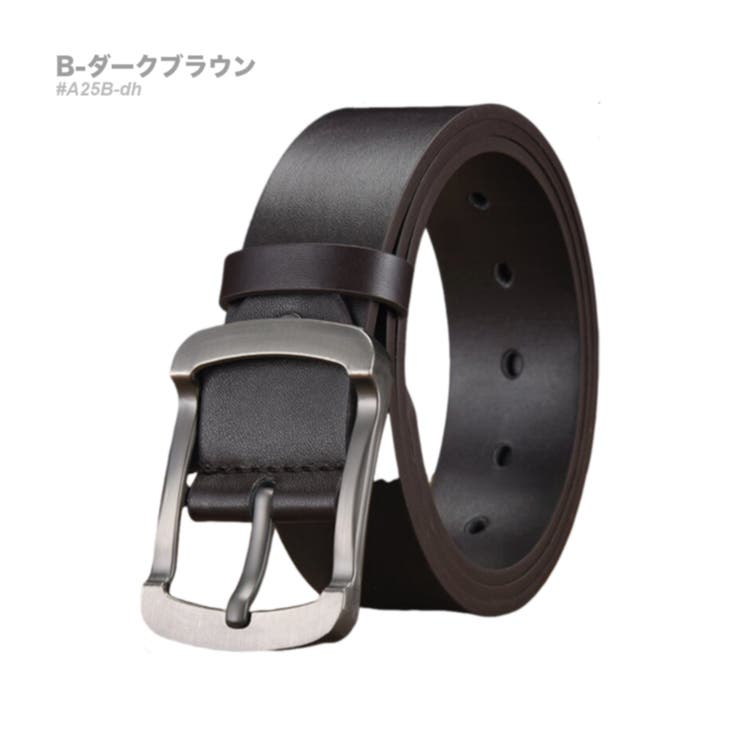 B-ダークブラウン | ベルト メンズ レザー | RAiseNsE 