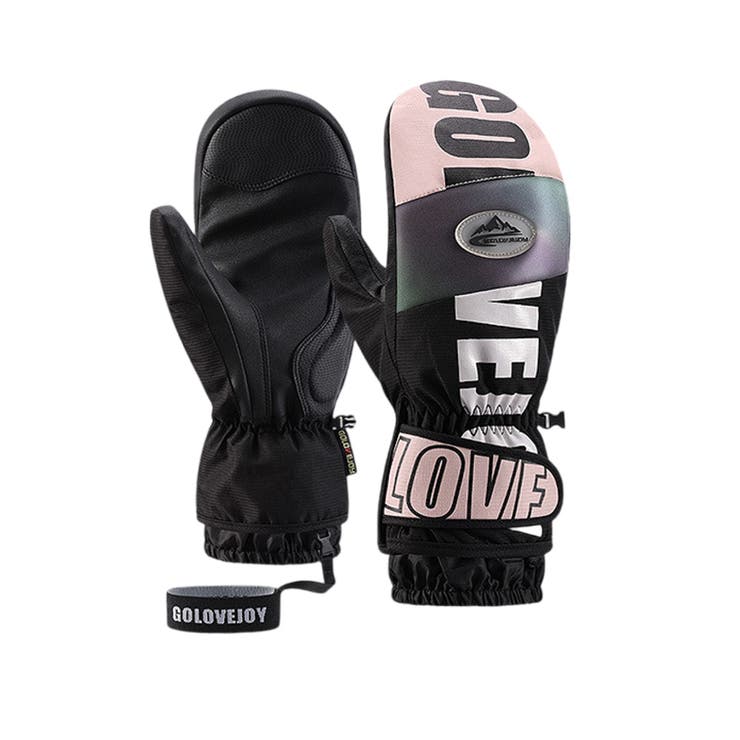 ピンク | 防寒 スキーグローブ スノボ | RAiseNsE 