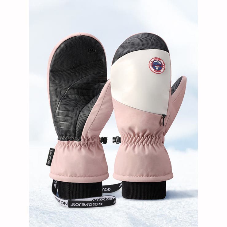 ピンク | 防寒 スキーグローブ スノボ | RAiseNsE 