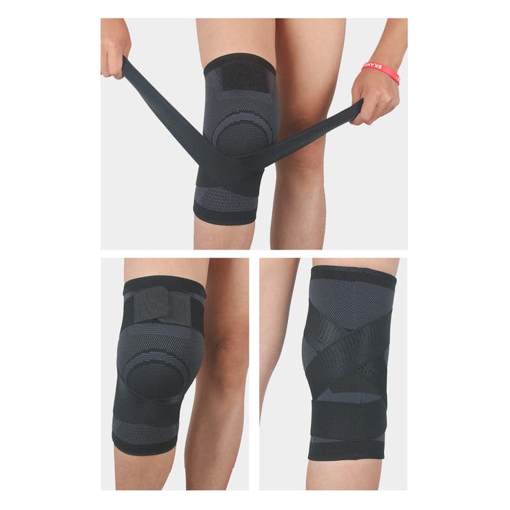 膝サポーター 2枚セット 調整可能 | RAiseNsE  | 詳細画像8 