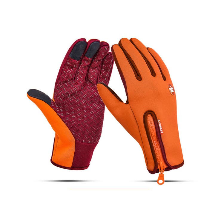 オレンジ | 手袋 手ぶくろ 防寒 | RAiseNsE 