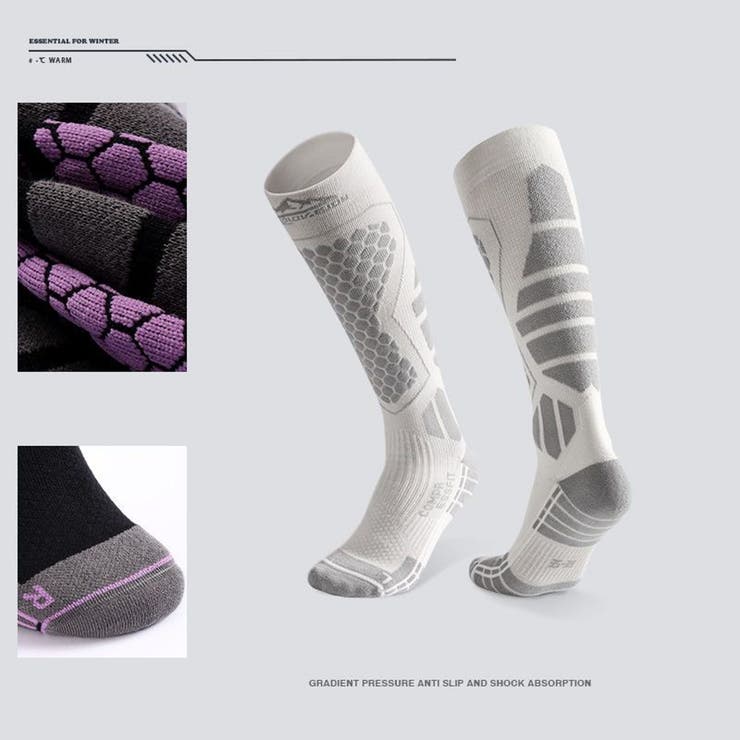 スノーボード スキーソックス メンズ | RAiseNsE  | 詳細画像9 