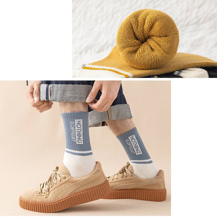 ショートソックス 5足セット 裏起毛 | RAiseNsE  | 詳細画像8 