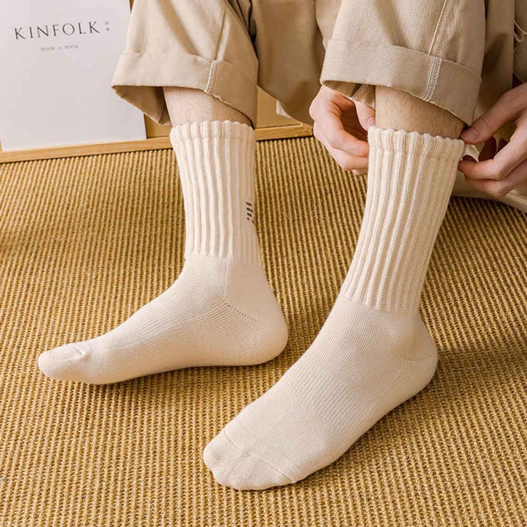 ロゴ入り リブソックス メンズ | RAiseNsE  | 詳細画像14 