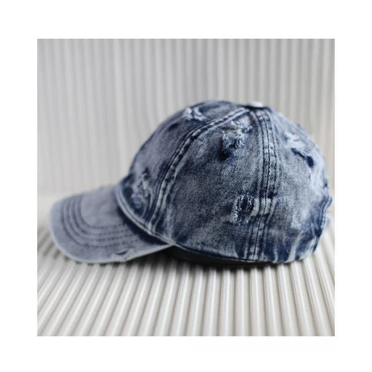 デニムキャップ ダメージ加工 メンズ | RAiseNsE  | 詳細画像11 