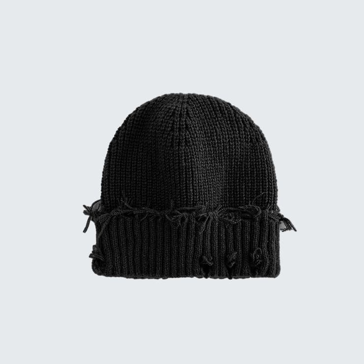 ブラック | 韓国風 ニット帽 男女兼用 | RAiseNsE 
