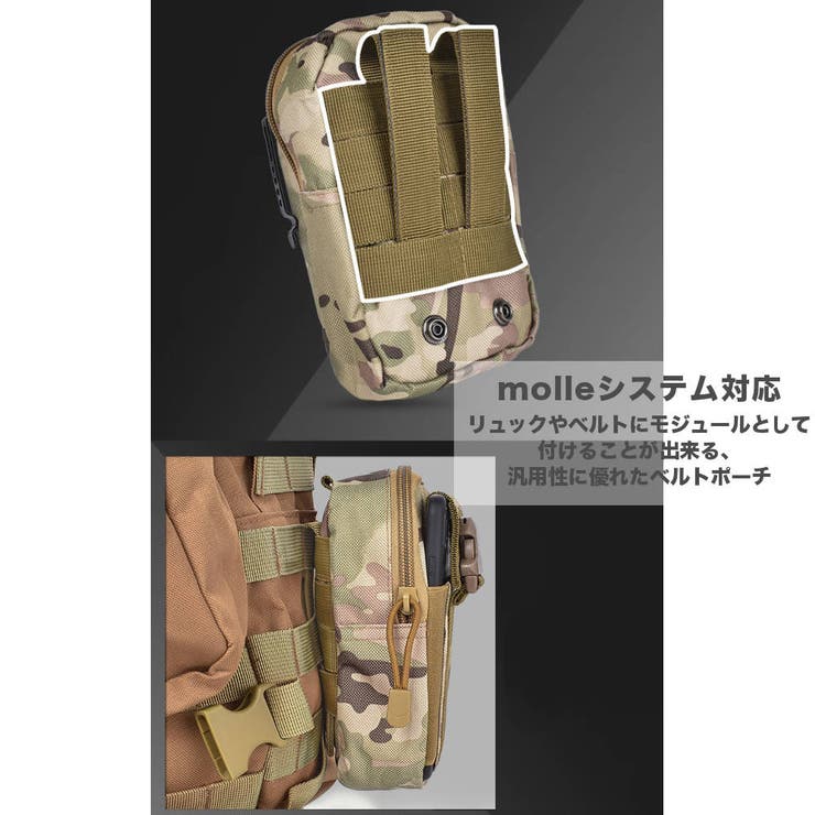 大容量 ベルトポーチ ヒップバッグ | RAiseNsE  | 詳細画像4 