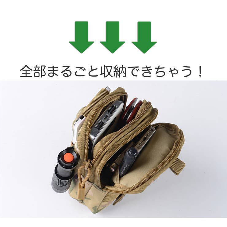 大容量 ベルトポーチ ヒップバッグ | RAiseNsE  | 詳細画像14 