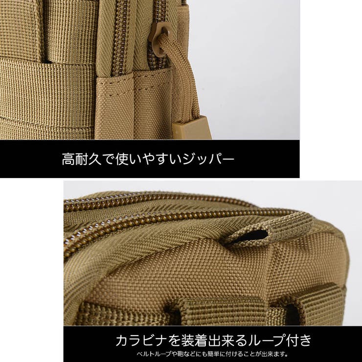 大容量 ベルトポーチ ヒップバッグ | RAiseNsE  | 詳細画像15 