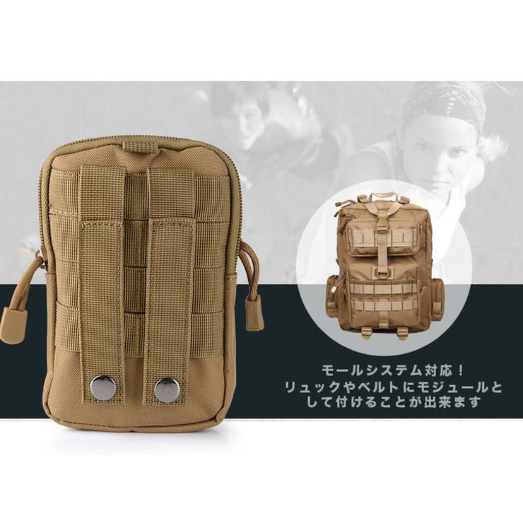 大容量 ベルトポーチ ヒップバッグ | RAiseNsE  | 詳細画像19 