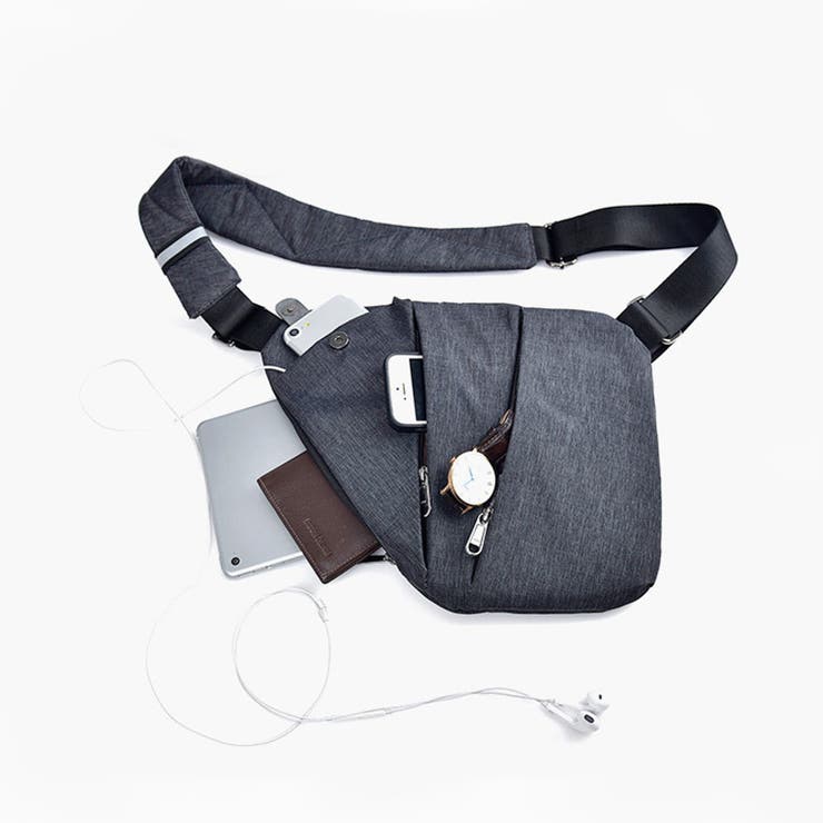 ボディバッグ シンプル メンズ | RAiseNsE  | 詳細画像8 