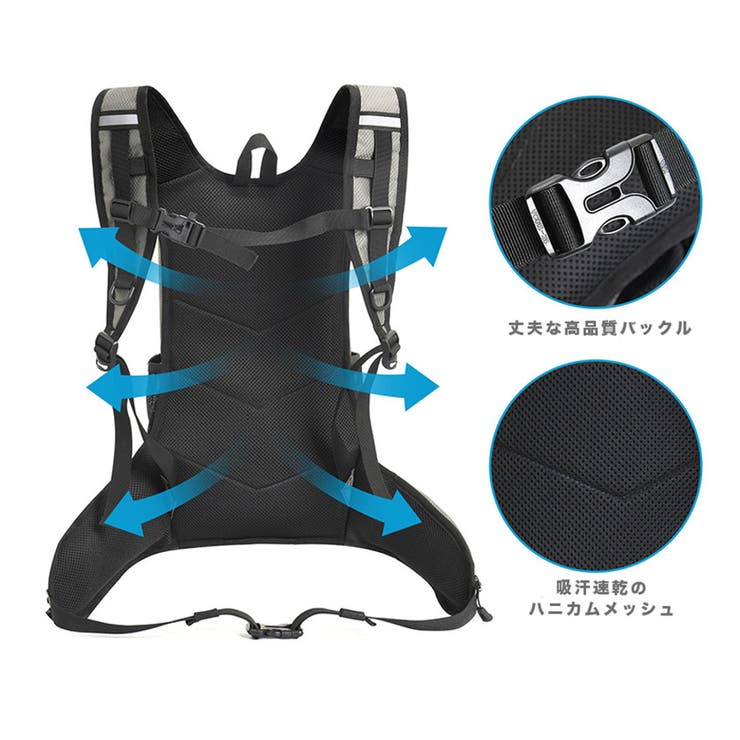 サイクリングリュック バックパック サブバッグ | RAiseNsE  | 詳細画像32 