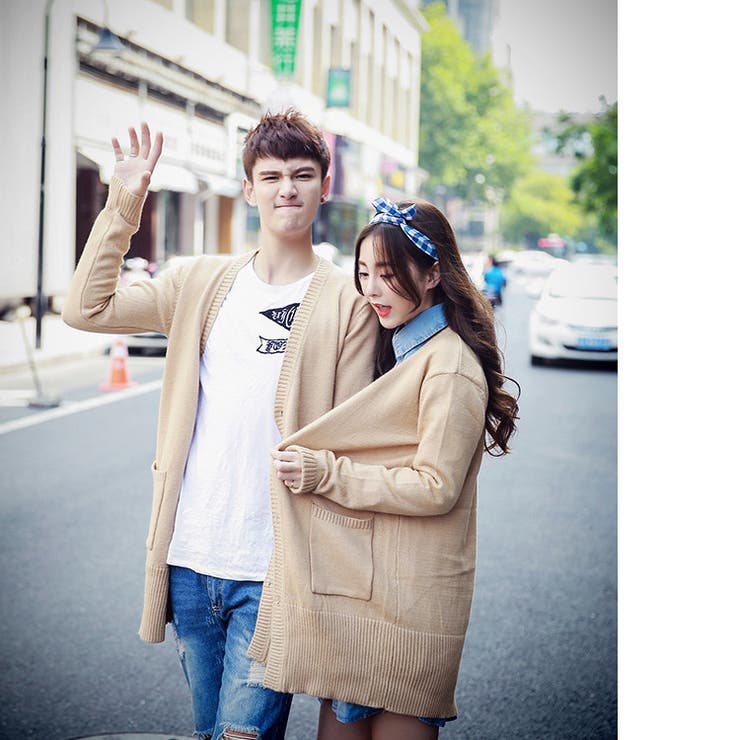 ペアルック ロングニットカーディガン カップル | RAiseNsE  | 詳細画像4 