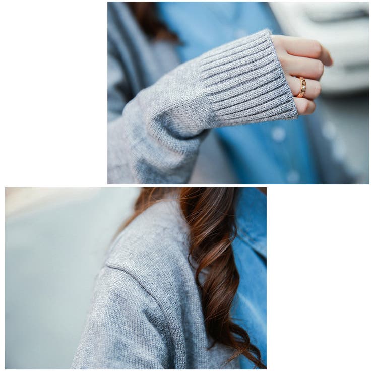 ペアルック ロングニットカーディガン カップル | RAiseNsE  | 詳細画像11 