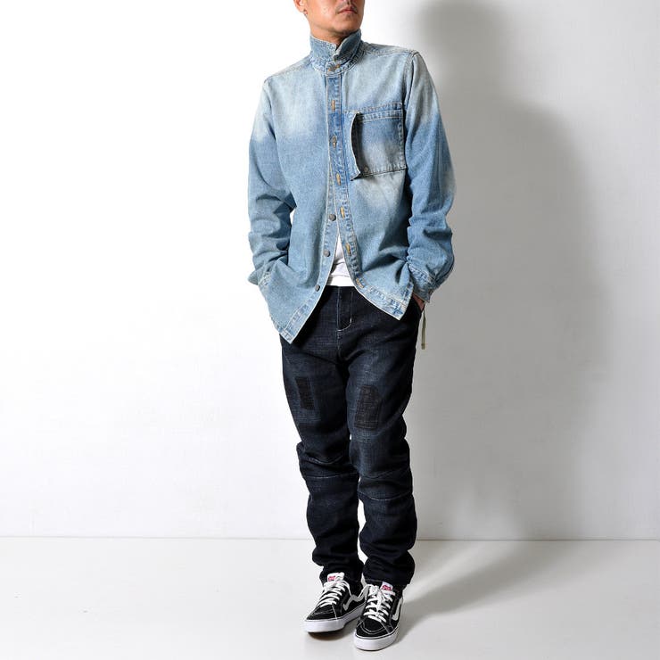 一年中穿けるストレッチデニム ボアジーンズ メンズ | RAiseNsE  | 詳細画像14 