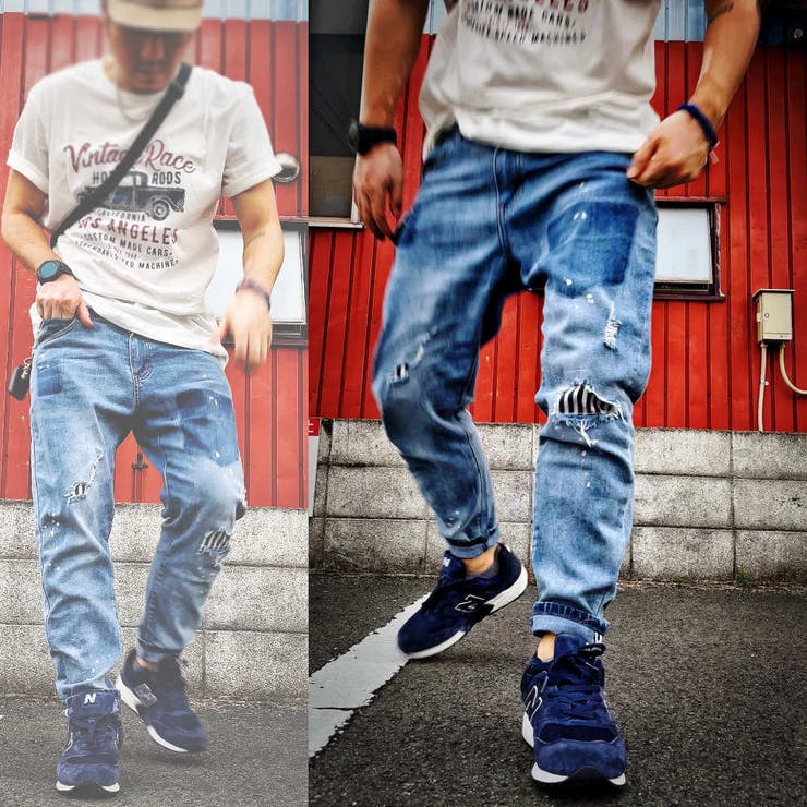 ストレッチ ダメージジーンズ メンズ | RAiseNsE  | 詳細画像12 