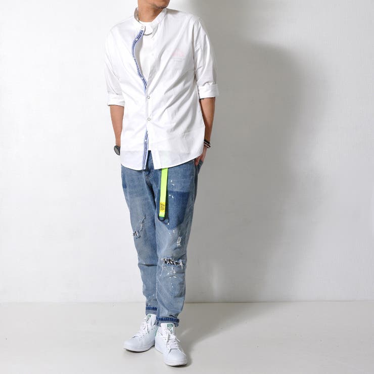 ストレッチ ダメージジーンズ メンズ | RAiseNsE  | 詳細画像18 