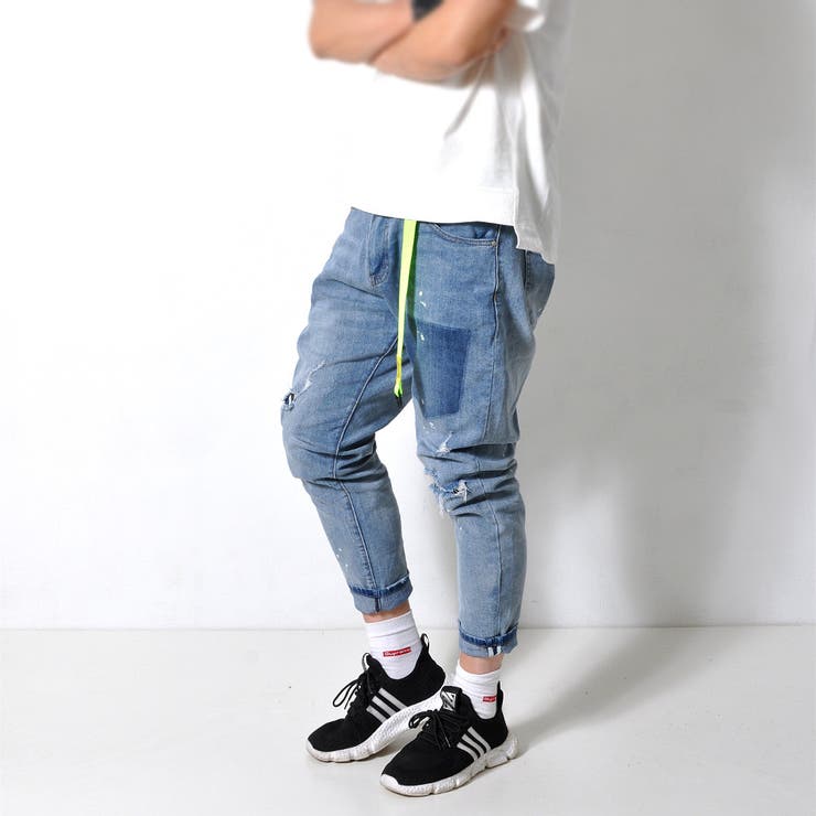 ストレッチ ダメージジーンズ メンズ | RAiseNsE  | 詳細画像19 