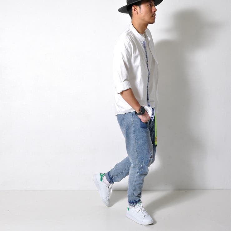 定価27000 RYE CHASIN RYE CHASIN ダメージジーンズ 国内で当店のみ RYE CHASIN - Washed and Aged Big damage