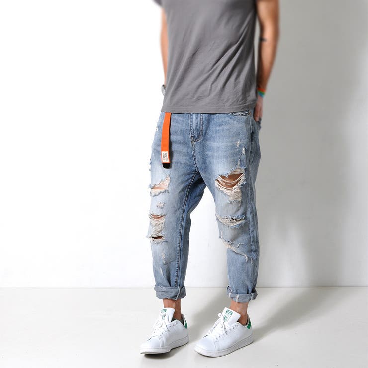 数量限定 ダメージ加工 ジーンズ | RAiseNsE  | 詳細画像21 