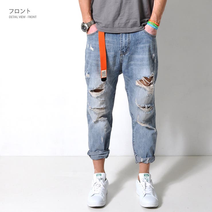 数量限定 ダメージ加工 ジーンズ | RAiseNsE  | 詳細画像23 