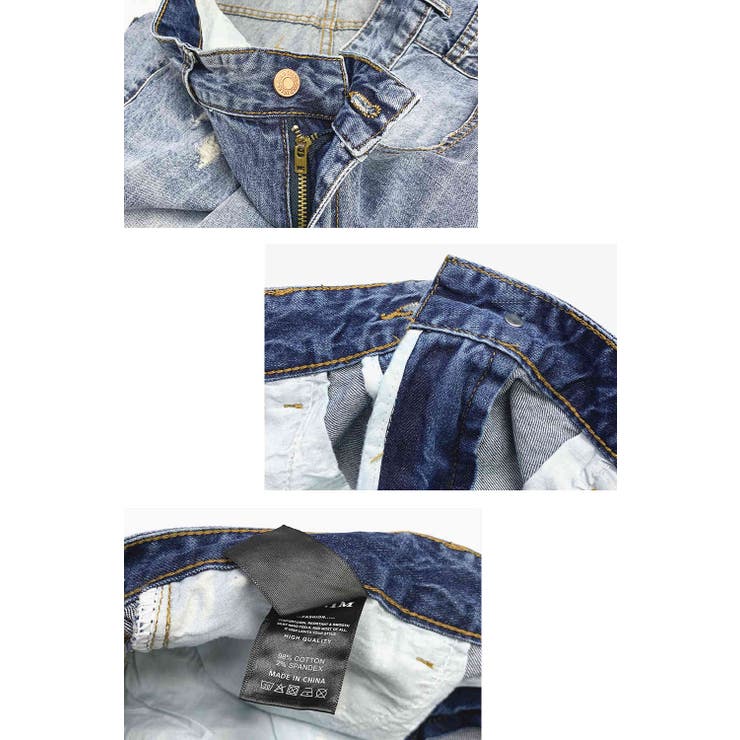 数量限定 ダメージ加工 ジーンズ | RAiseNsE  | 詳細画像30 