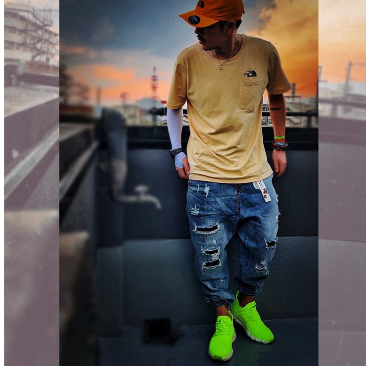 ダメージ加工 ジョガーデニム メンズ | RAiseNsE  | 詳細画像5 