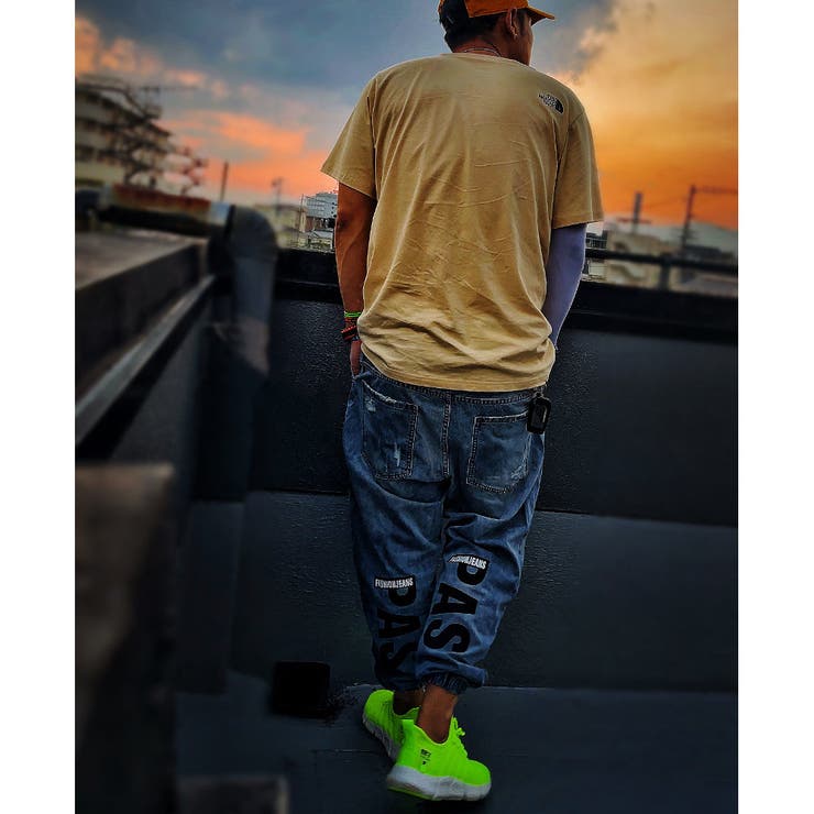 ダメージ加工 ジョガーデニム メンズ | RAiseNsE  | 詳細画像12 