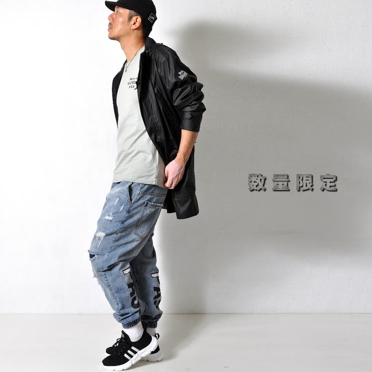 ダメージ加工 ジョガーデニム メンズ | RAiseNsE  | 詳細画像25 