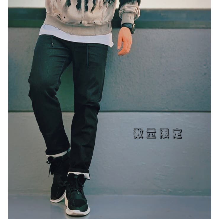 数量限定 ストレッチ テーパードパンツ | RAiseNsE  | 詳細画像1 