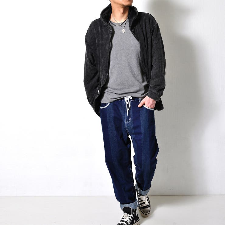 ストライプ デニムパンツ メンズ[品番：RSCM0007595]｜RAiseNsE