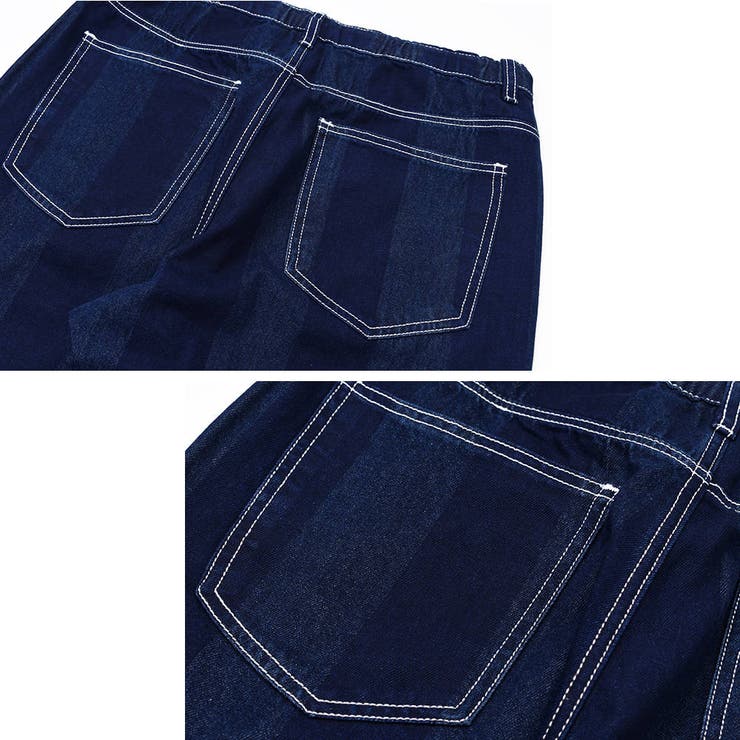 ストライプ デニムパンツ メンズ | RAiseNsE  | 詳細画像31 