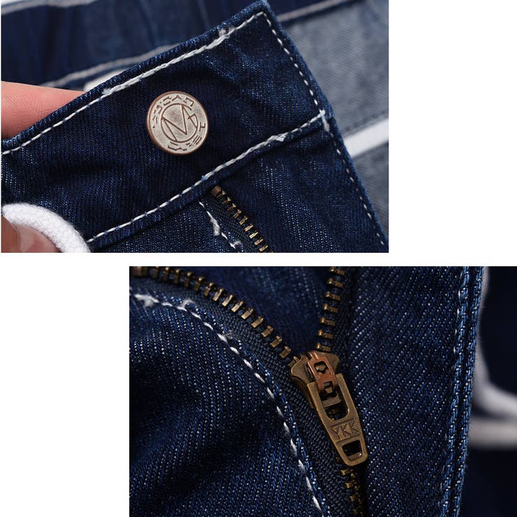 ストライプ デニムパンツ メンズ | RAiseNsE  | 詳細画像32 