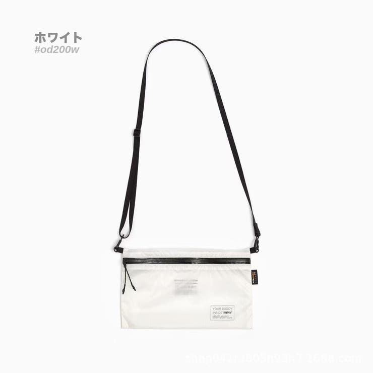 ホワイト | 超軽量 サコッシュ ショルダーバッグ | RAiseNsE 