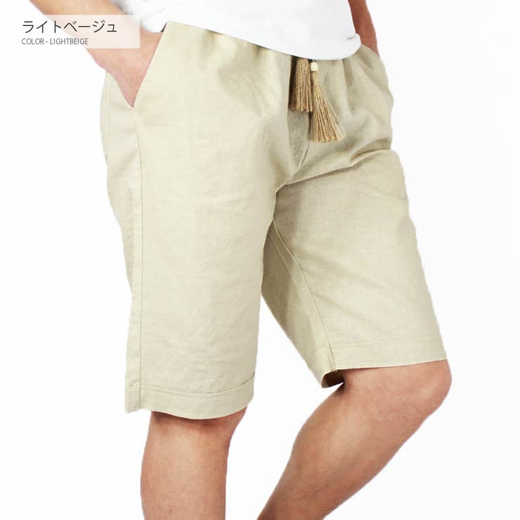 コットン リネン ハーフパンツ | RAiseNsE  | 詳細画像34