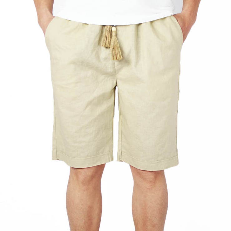 コットン リネン ハーフパンツ | RAiseNsE  | 詳細画像9