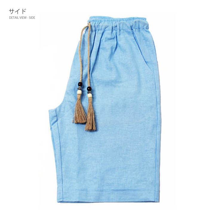 コットン リネン ハーフパンツ | RAiseNsE  | 詳細画像17