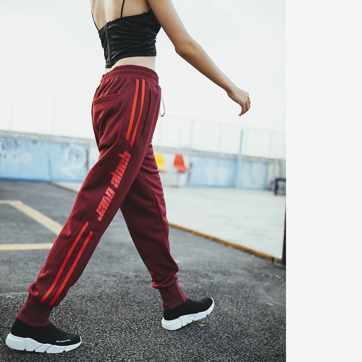 サイドライン ジョガーパンツ ジャージ | RAiseNsE  | 詳細画像6 