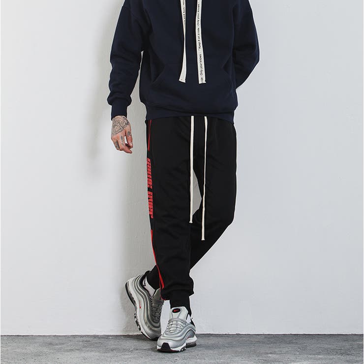 サイドライン ジョガーパンツ ジャージ | RAiseNsE  | 詳細画像11 