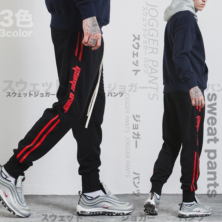 サイドライン ジョガーパンツ ジャージ | RAiseNsE  | 詳細画像1 