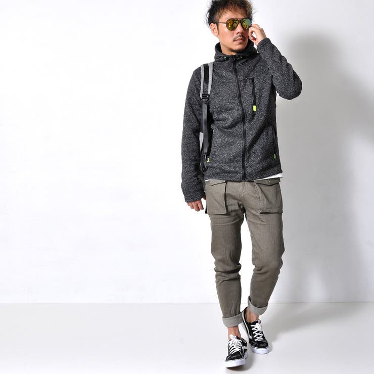 コットンリネン ストレッチ スリムパンツ | RAiseNsE  | 詳細画像7 