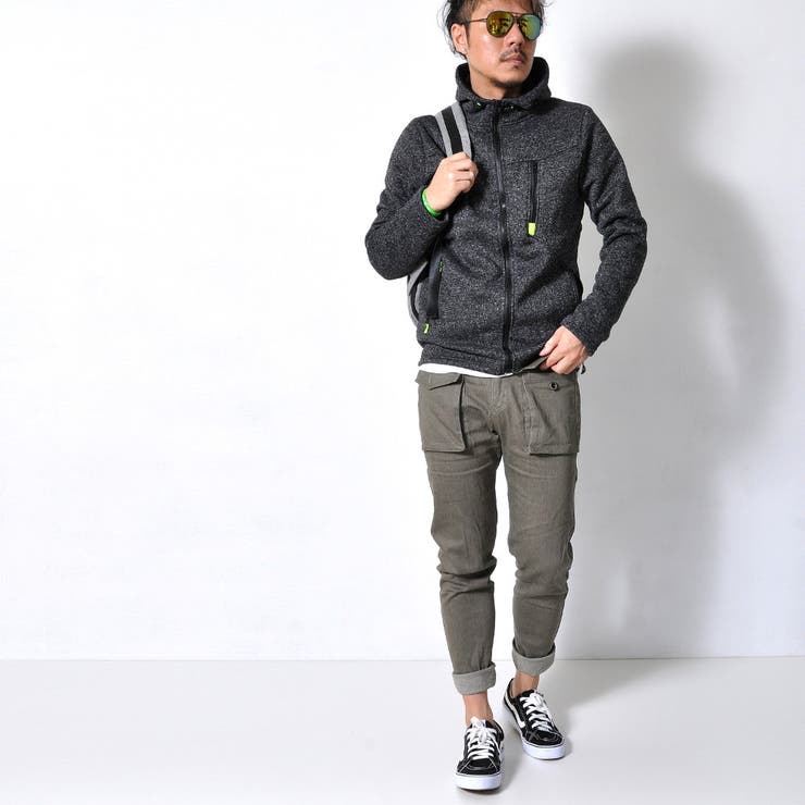 コットンリネン ストレッチ スリムパンツ | RAiseNsE  | 詳細画像9 