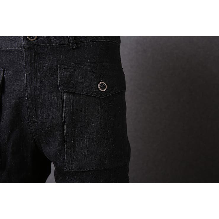 コットンリネン ストレッチ スリムパンツ | RAiseNsE  | 詳細画像15 