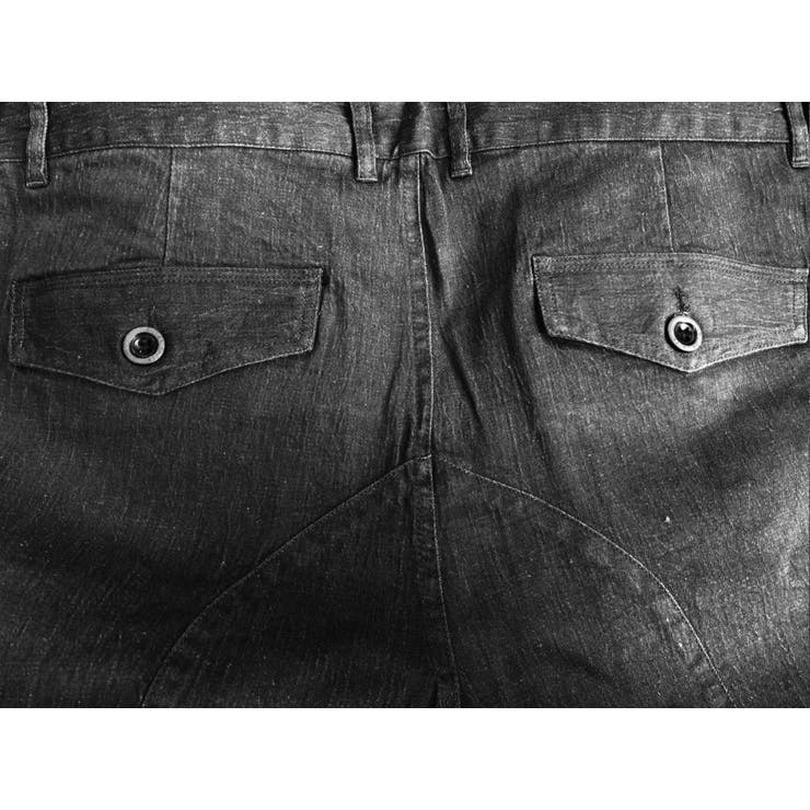 コットンリネン ストレッチ スリムパンツ | RAiseNsE  | 詳細画像19 