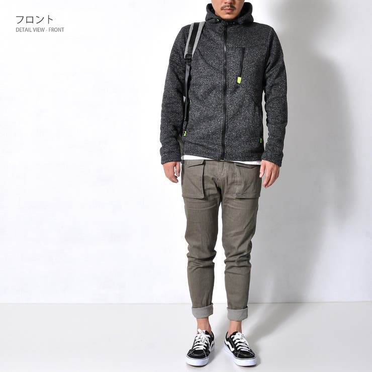 コットンリネン ストレッチ スリムパンツ | RAiseNsE  | 詳細画像11 