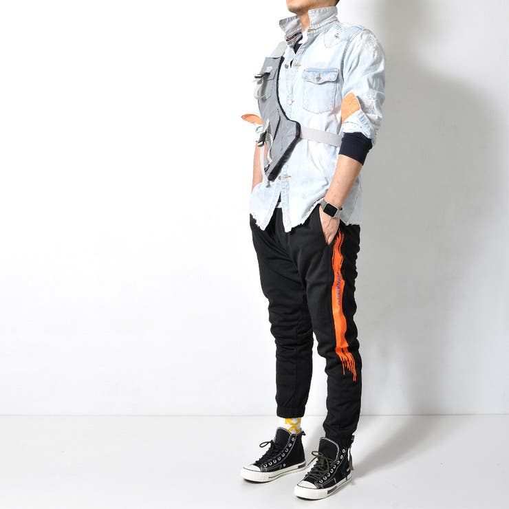 ライン ジョガーパンツ メンズ | RAiseNsE  | 詳細画像32 