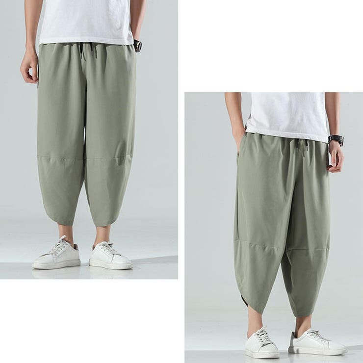 kOhAKU変形ドレープサルエルパンツ [品番：MITW0015209