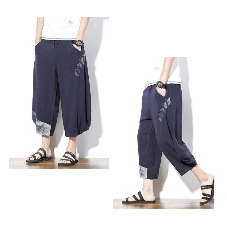 shantii ヘンプパンツ リネン 未使用 綿麻 クロップドパンツ リネン