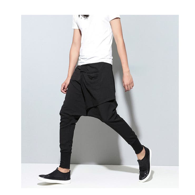 サルエルパンツ メンズ ストレッチ | RAiseNsE  | 詳細画像8 