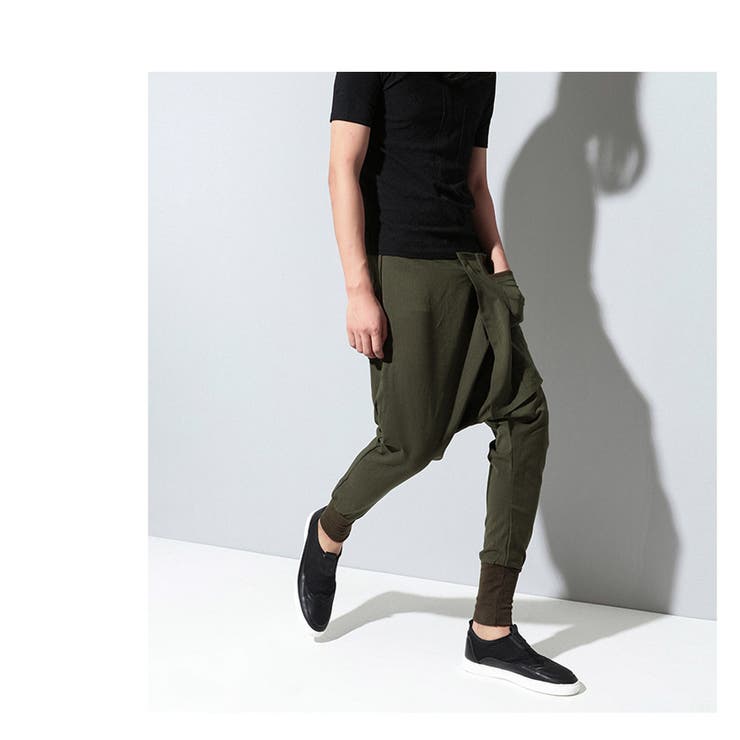 サルエルパンツ メンズ ストレッチ | RAiseNsE  | 詳細画像12 